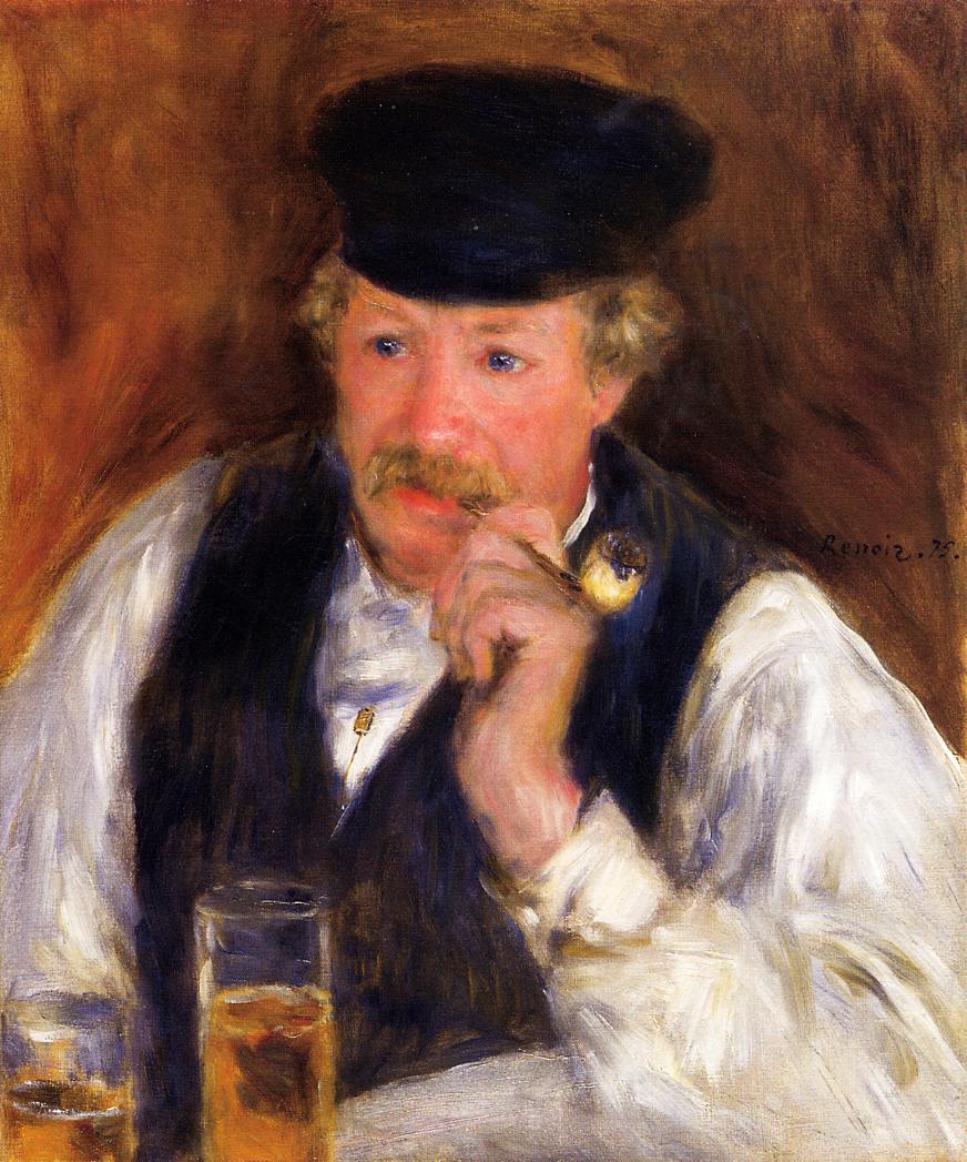 Monsieur Fornaise - Pierre-Auguste Renoir painting on canvas